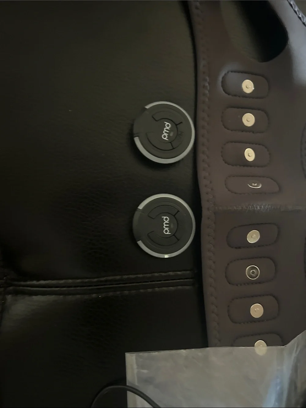 PMD Facial Lifting Band with Connectors in Dark Brown and Black